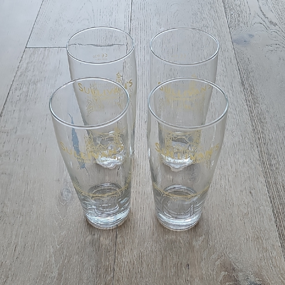 NWOT Sullivan's Brewing Company Pint Glasses Set of Six